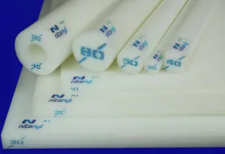 Tarugo, bucha e chapa de nitanyl